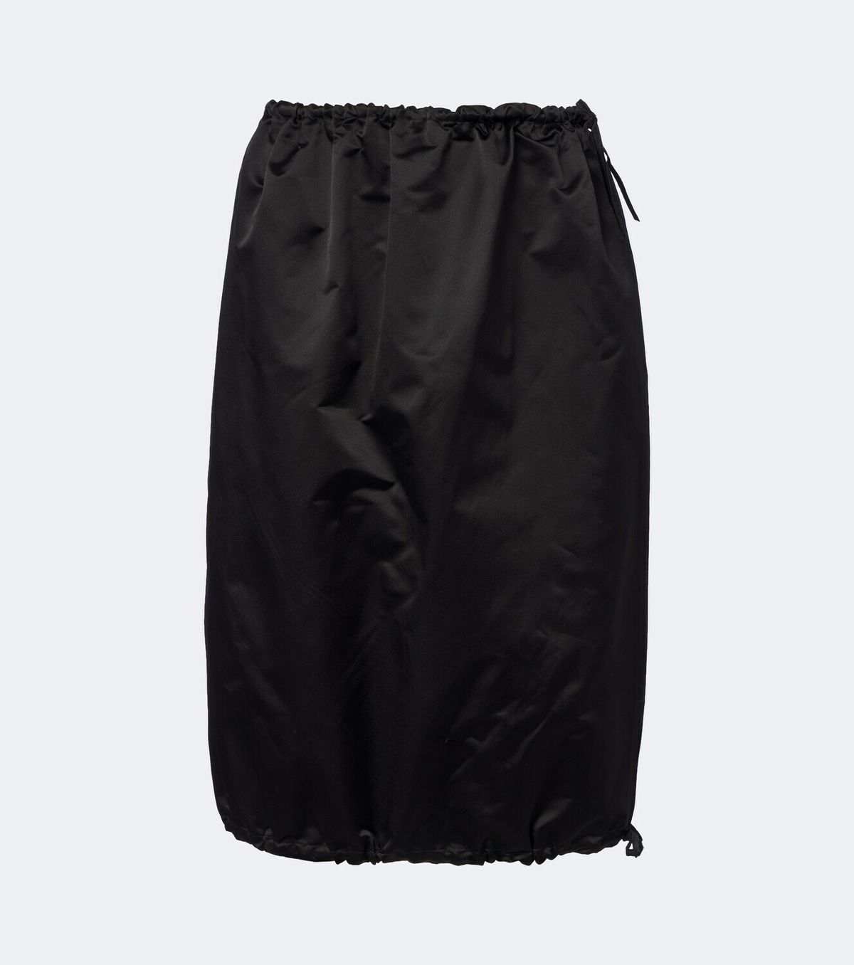 Prada Silk satin midi skirt