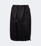Prada Silk satin midi skirt