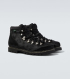 Junya Watanabe Paraboot calf hair lace-up boots