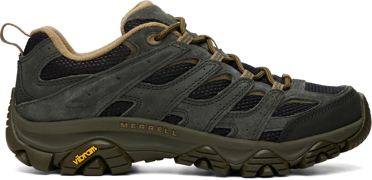 Merrell 1TRL Black & Gray Moab 3 Sneakers