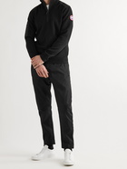 CANADA GOOSE - Stormont Slim-Fit CORDURA-Trimmed Merino Wool Half-Zip Sweater - Black - S