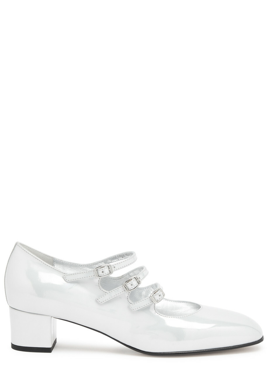 Carel Kina 40 Metallic Leather Mary Jane Pumps Carel Paris