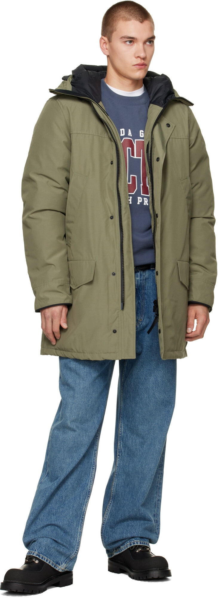 Canada Goose Khaki Tonal Disc Langford Down Parka