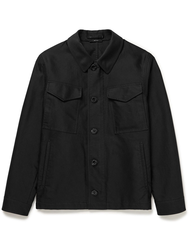 Photo: TOM FORD - Military Cotton Overshirt - Black