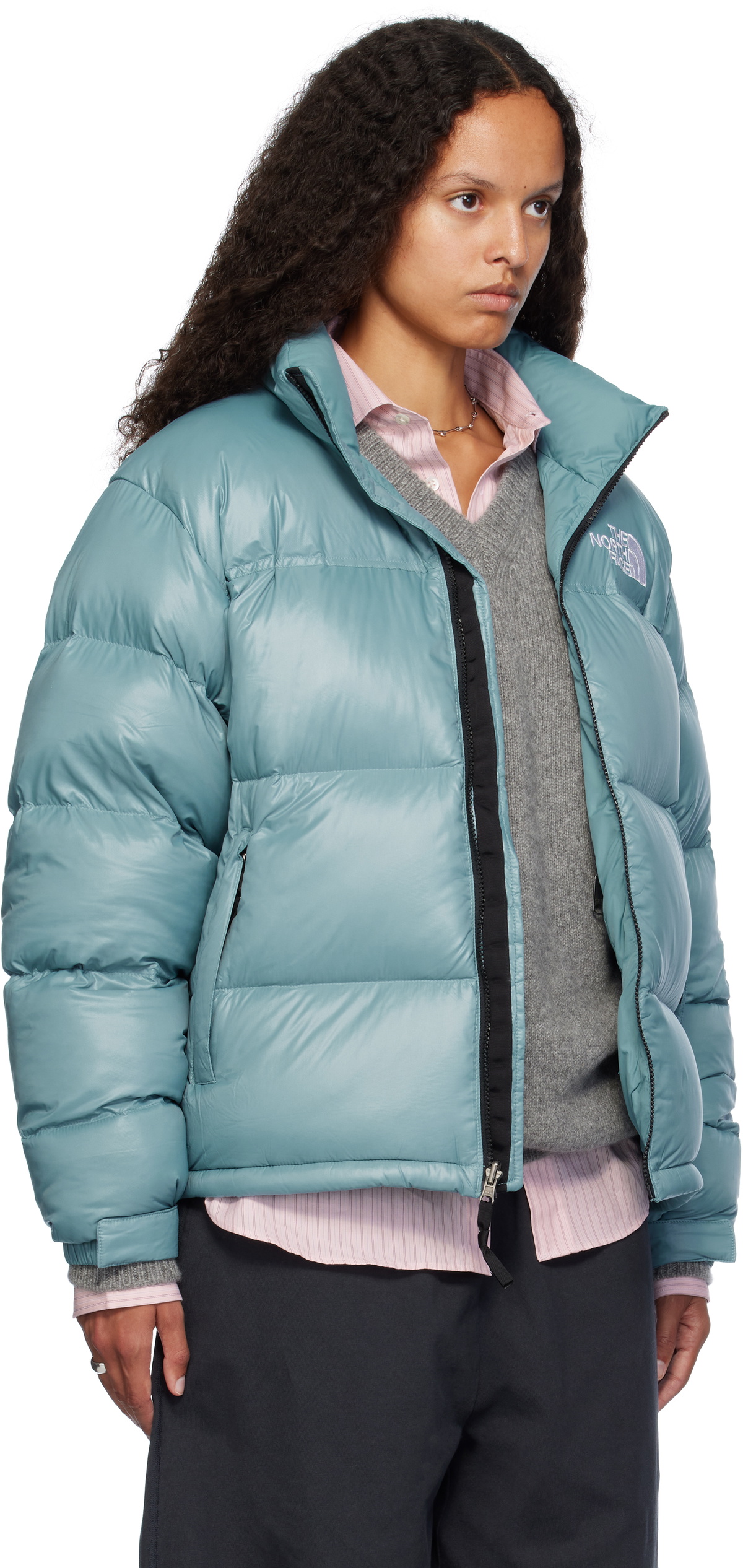THE NORTH FACE 1996 Nuptse Jacket Storm Blue/Monterey Blue
