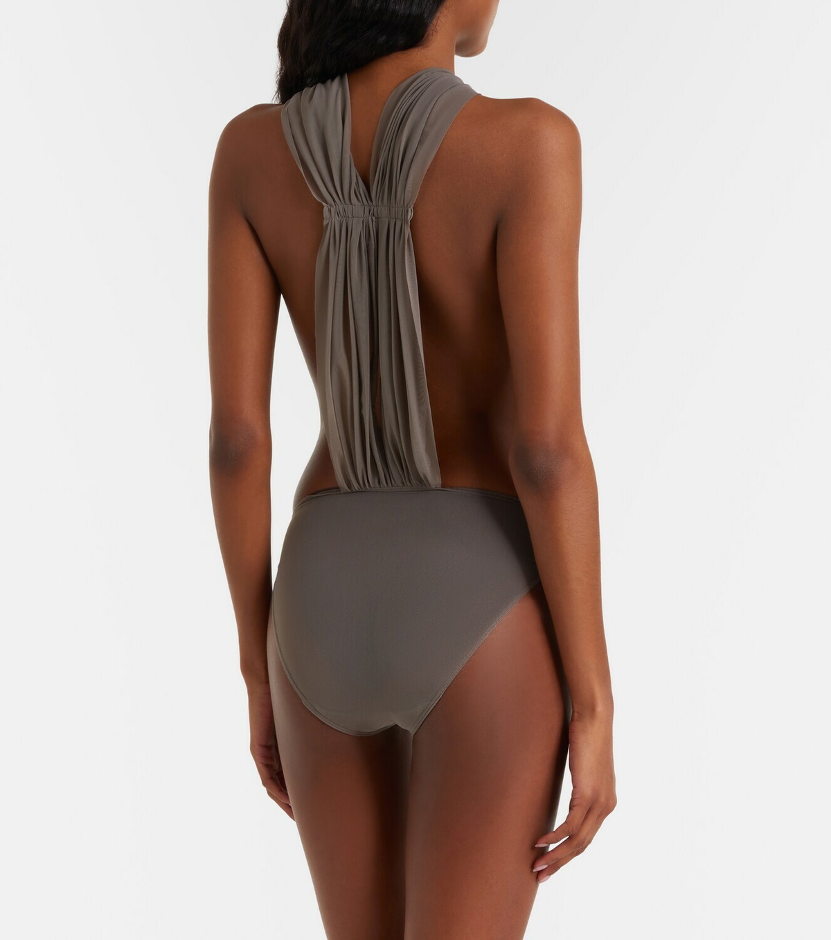 Rick Owens Miami cutout sheer tulle bodysuit