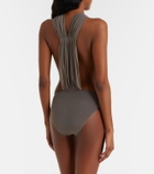 Rick Owens Miami cutout sheer tulle bodysuit