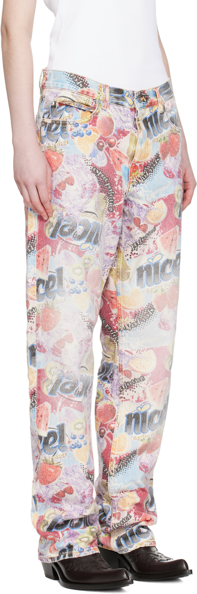 Martine Rose Multicolor 5-Pocket Relaxed Jeans