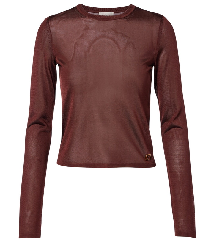 Photo: Saint Laurent Semi-sheer sweater