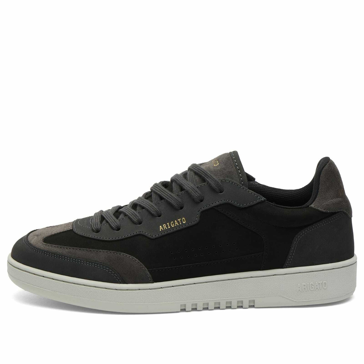 Axel Arigato Men's Dice T-Toe Sneaker in Black/Dark Grey