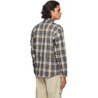 Reese Cooper Grey Flannel Check Shirt