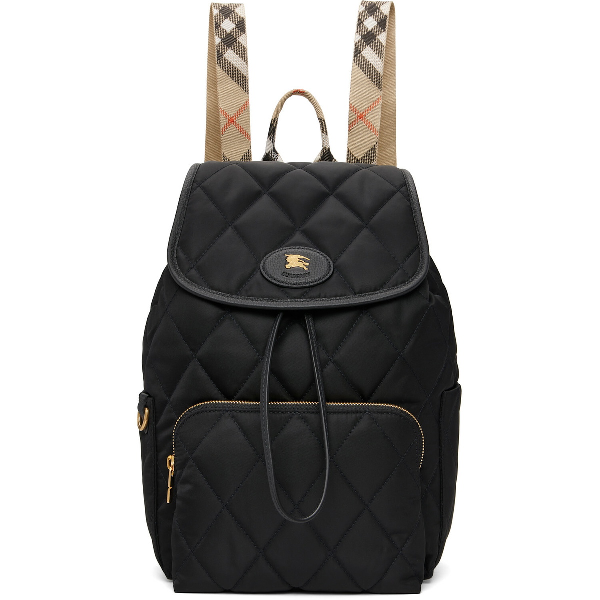 Burberry Black Horseshoe Backpack
