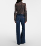 7 For All Mankind Low-rise flared jeans