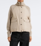 Brunello Cucinelli Wool, cashmere, and silk down jacket