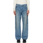 vowels Blue Painter Jeans