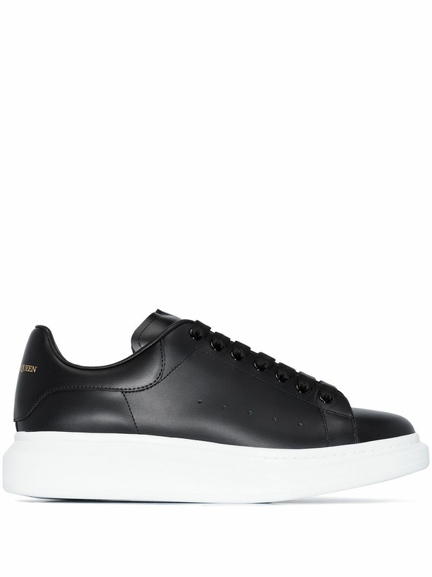 Photo: ALEXANDER MCQUEEN - Oversized Leather Sneakers