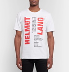 Helmut Lang - Slim-Fit Logo-Print Cotton-Jersey T-Shirt - Men - White