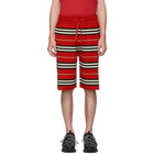 Burberry Red Kenton Casual Shorts