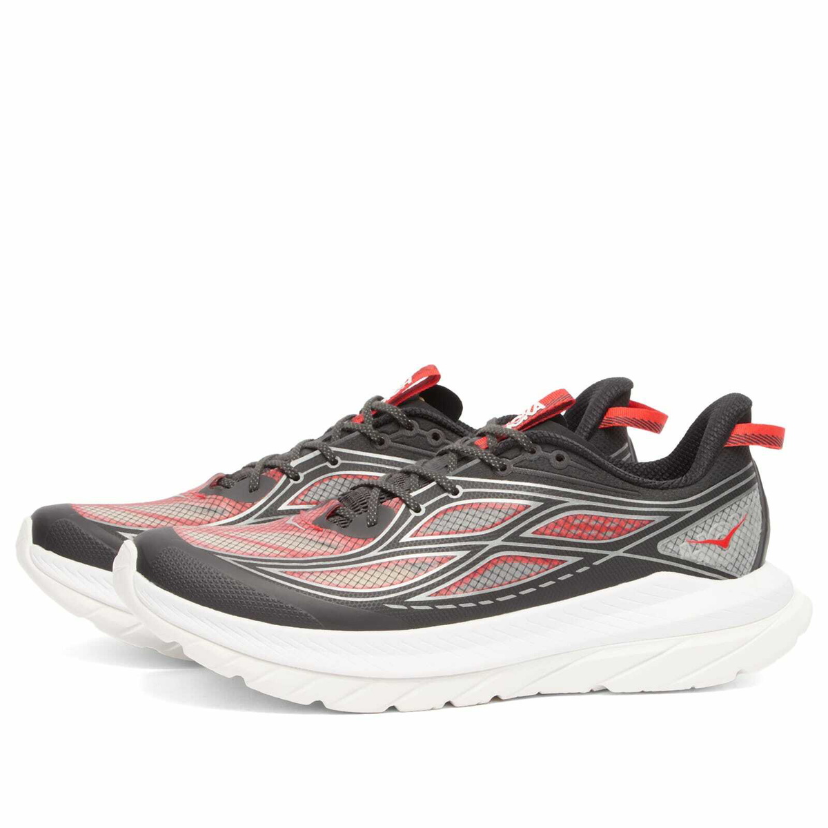 HOKA ONE ONE Men's Mach Remastered Sneaker in Carbon Black/Habanero