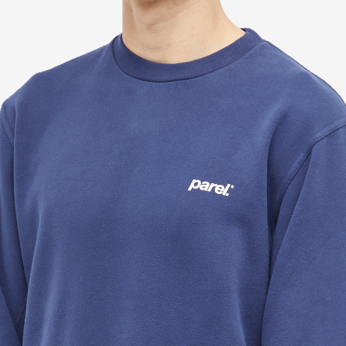 Parel Studios Men's BP Crew Neck Sweat in Navy Blue