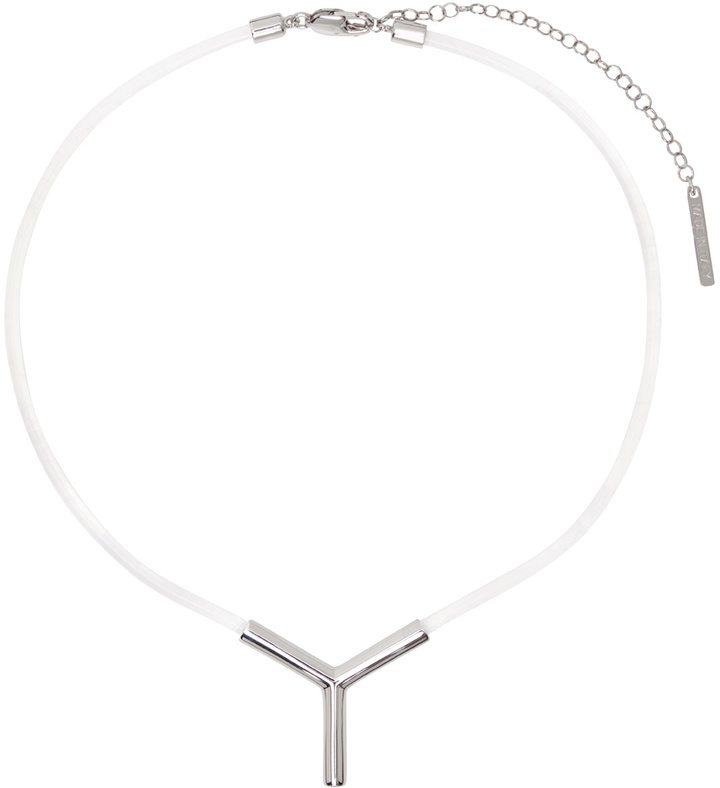 Photo: Y/Project Transparent 'Y' Necklace