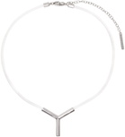 Y/Project Transparent 'Y' Necklace
