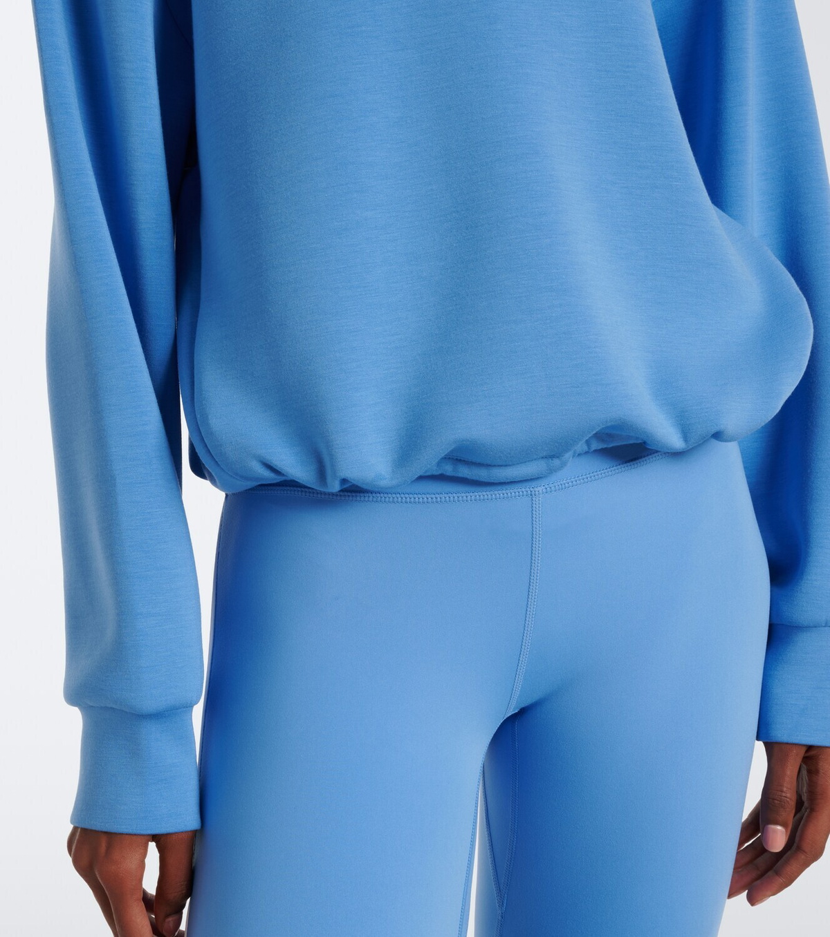 Varley Sian cropped jersey sweatshirt