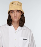 Prada Raffia bucket hat