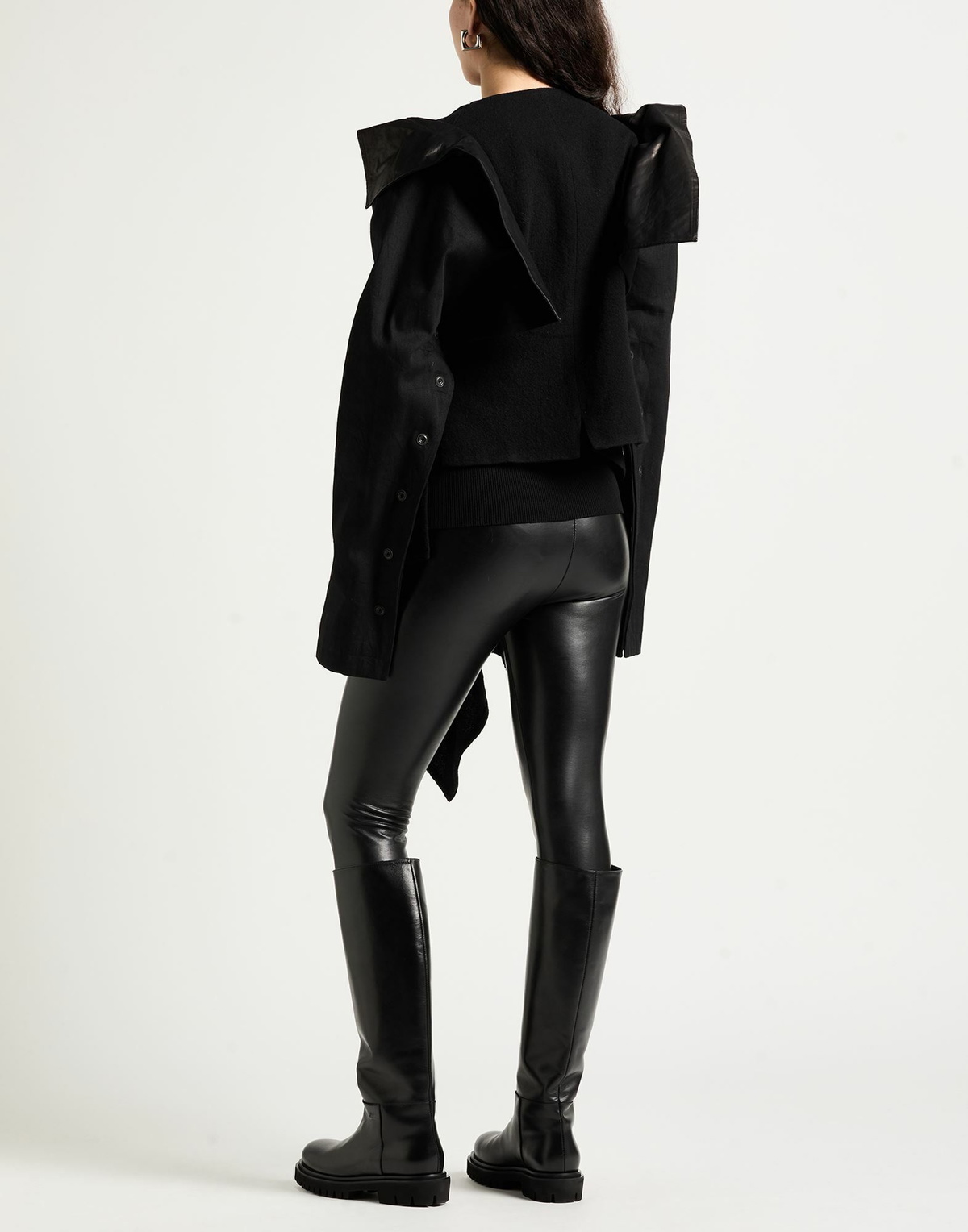 Yohji Yamamoto Womens Jacket in Black