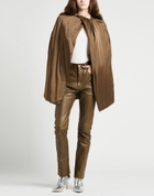 Rick Owens Womens Cape Military in Green
