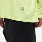 1017 ALYX 9SM Men's Long Sleeve Oversized T-Shirt in Neon Yellow