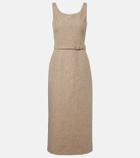 The Row Vadira wool midi dress