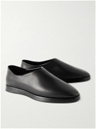 Fear of God - Eternal Collapsible-Heel Leather Loafers - Black