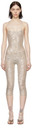 Gauntlett Cheng Silver Sequin Jumpsuit