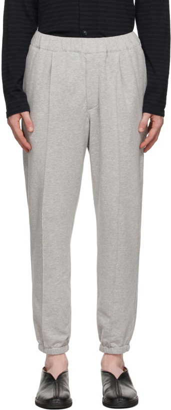 Photo: Barena Grey Relaxed Trousers