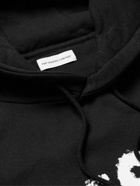 Pop Trading Company - Smoke Logo-Print Cotton-Jersey Hoodie - Black