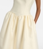 Self-Portrait Taffeta midi dress
