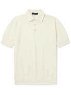 Thom Sweeney - Slim-Fit Cotton-Piqué Polo Shirt - Neutrals