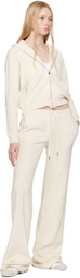 TOM FORD Off-White Terrycloth Tracksuit Lounge Pants