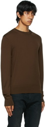 TOM FORD Brown Fine Gauge Merino Sweater