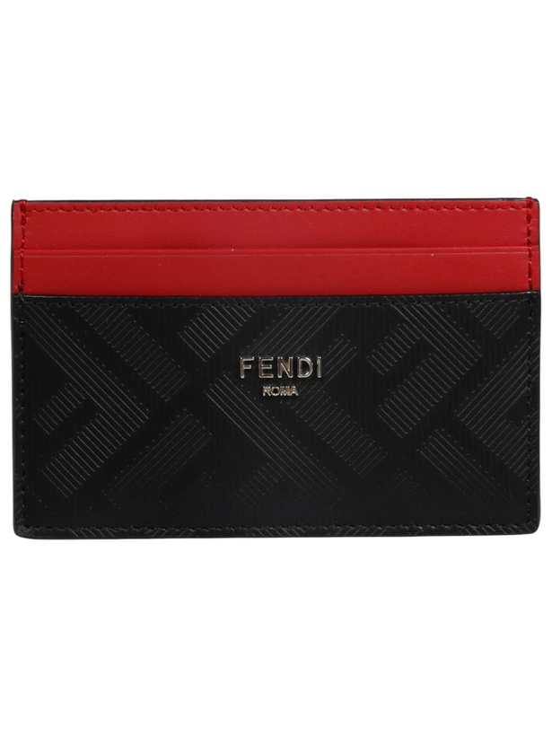 Photo: Fendi Two-tone Leather Card Holder