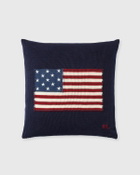 Polo Ralph Lauren Rl Flag Pillowcase 50 Cm X 50 Cm Blue Home Deco