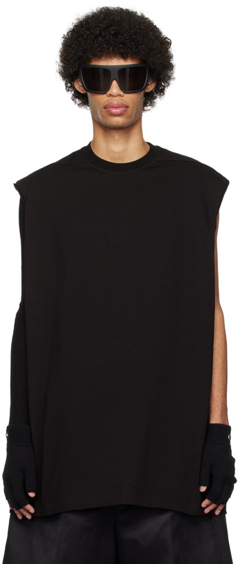 Photo: Rick Owens Black Tarp T-Shirt