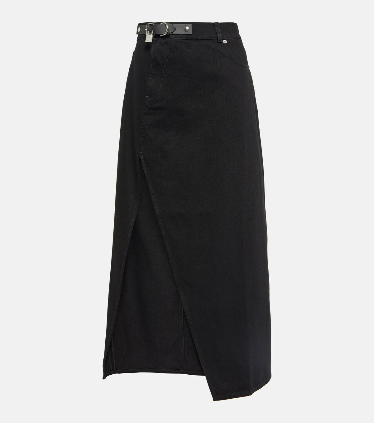 JW Anderson Asymmetric denim maxi skirt JW Anderson