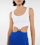 Hunza G Pretty Woman cutout minidress