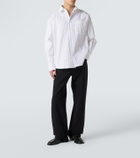 Jacquemus Camargue embroidered striped cotton shirt