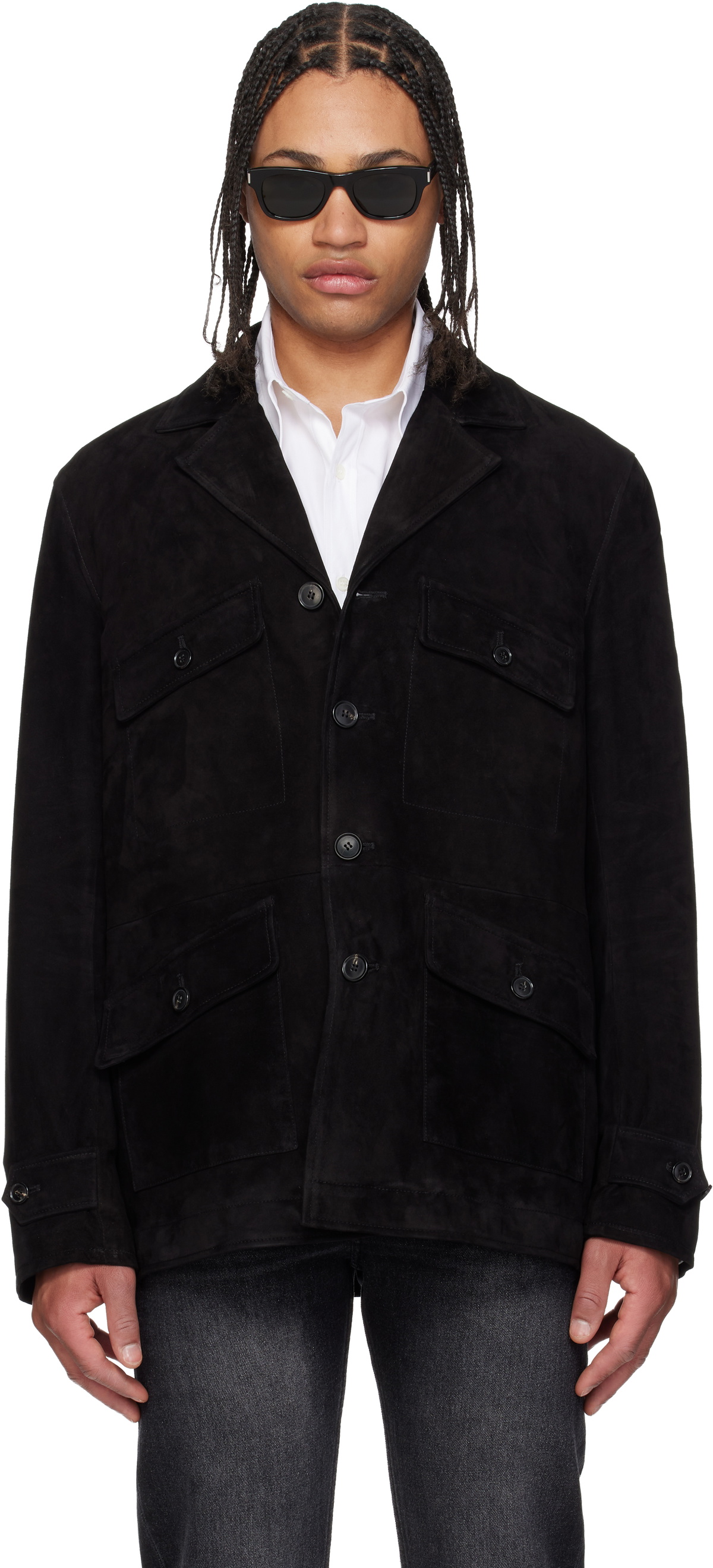 Paul Smith Black Field Suede Jacket