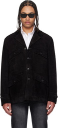 Paul Smith Black Field Suede Jacket