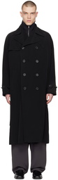 RAINMAKER KYOTO Black Oversized Trench Coat