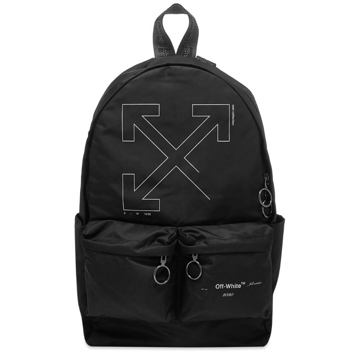 Photo: Off-White Unfinished 3M Arrows Backpack